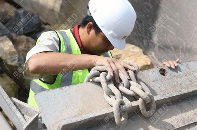 湖南衡阳祁东县鑫利采石场石料生产线