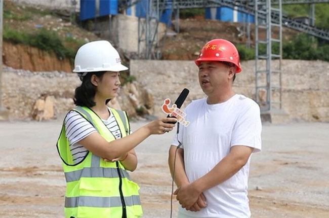湖南怀化溆浦县雷峰石业时产500吨破碎制砂生产线