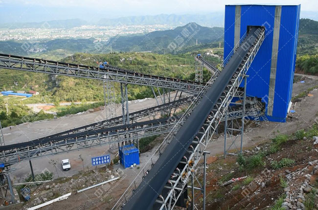 湖南怀化溆浦县雷峰石业时产500吨破碎制砂生产线