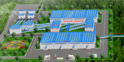 河南驻马店隆鑫建材日产3万吨大型碎石生产线现场
