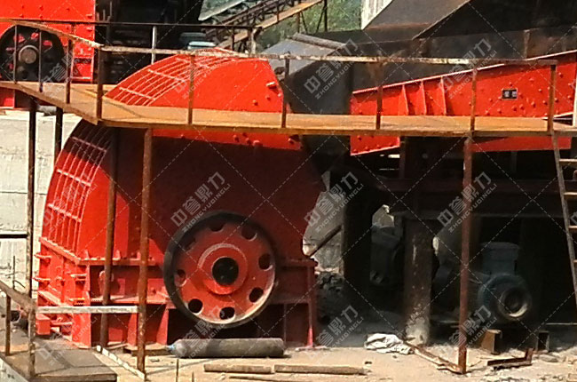 河南许昌禹州均昌建材时产600吨石料生产线主机破碎