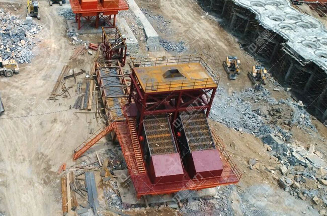 河北涉县中普建材时产800吨石料生产线