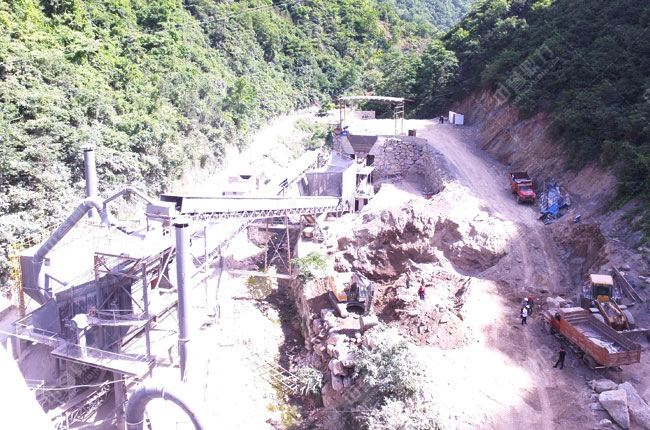 陕西省镇安县天佑建材有限公司石料生产线