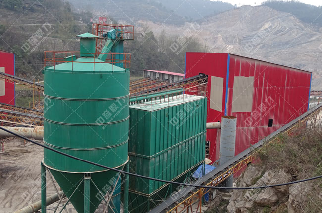 湖北省宜都市大水桥采石场时产1200吨砂石生产线