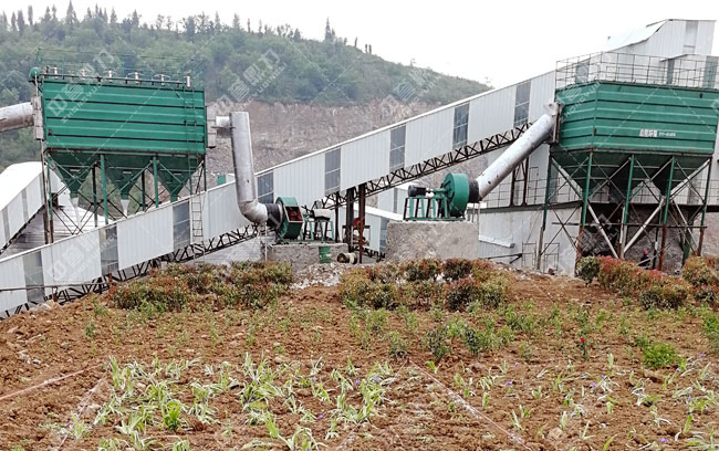 登封市银岭建材有限公司时产600吨石料生产线