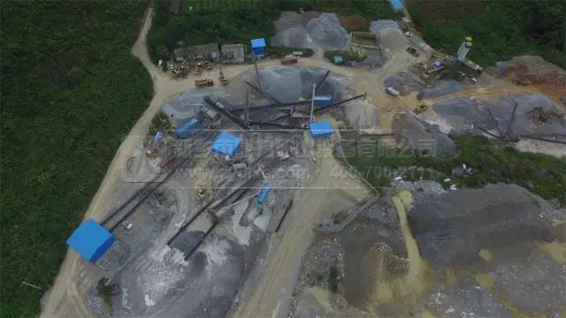 独石山采石场鸟瞰图