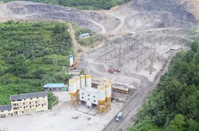 星金建材生产线航拍