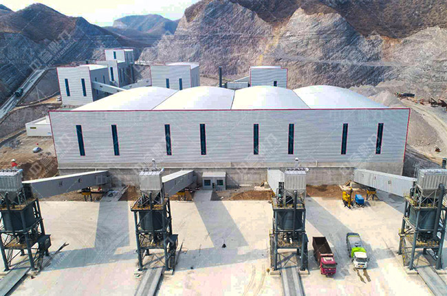 河北保定易县盛奇达建材时产800吨石料生产线_河北砂石骨料生产线