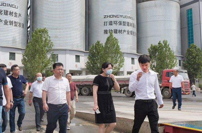 湖北武穴市考察团莅临中誉鼎力调研